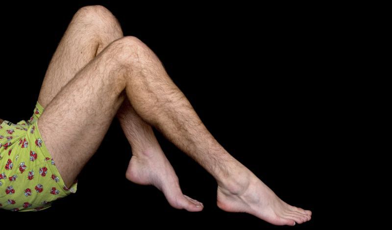 男性のすね毛