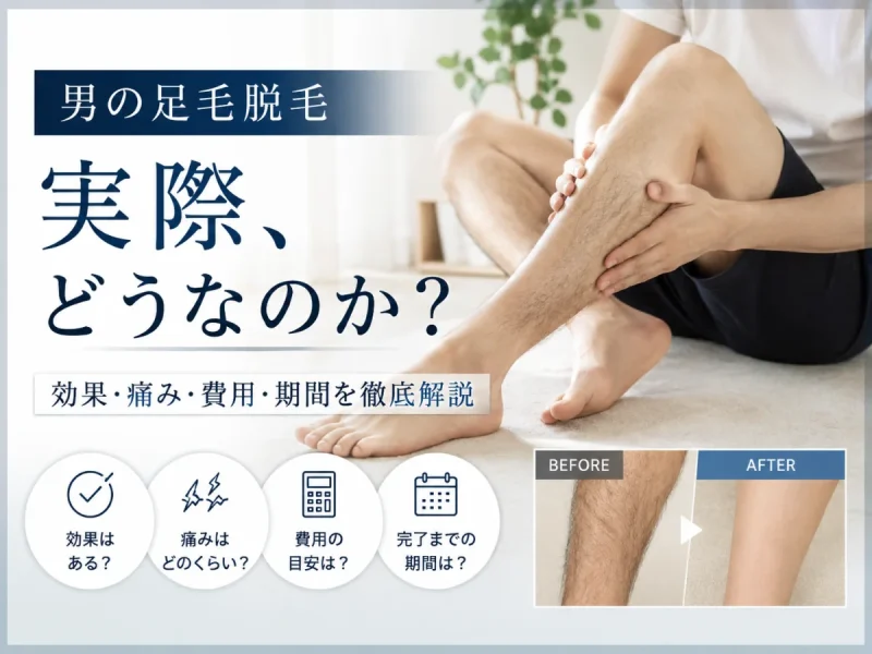 男の足毛脱毛、実際どうなのか