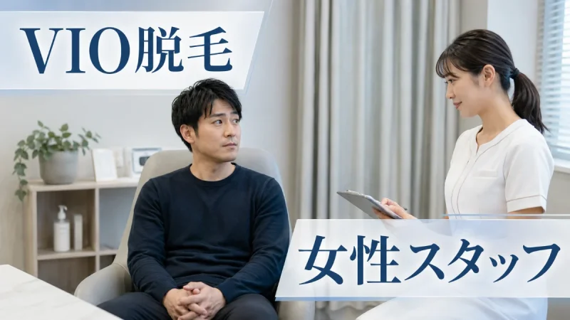 VIO 脱毛 女性スタッフ