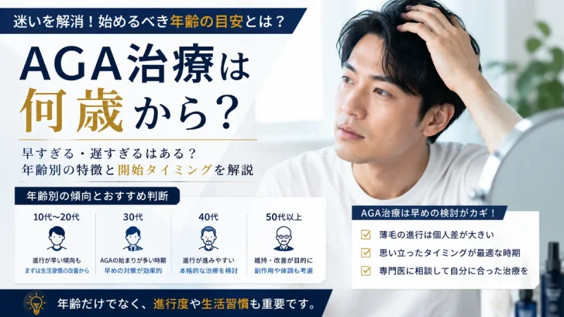 AGA治療 何歳から