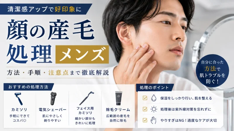 顔の産毛