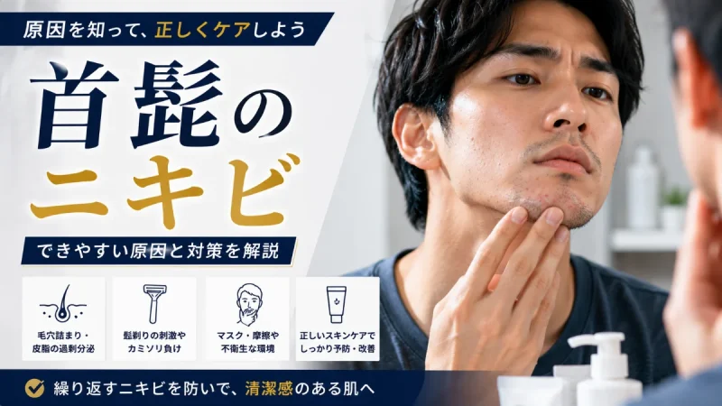 首髭 ニキビ