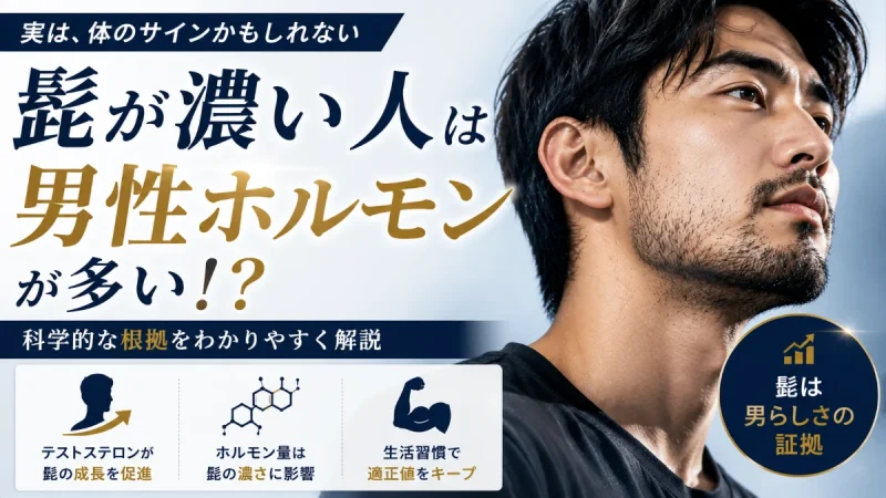 髭が濃い人 男性ホルモン多い