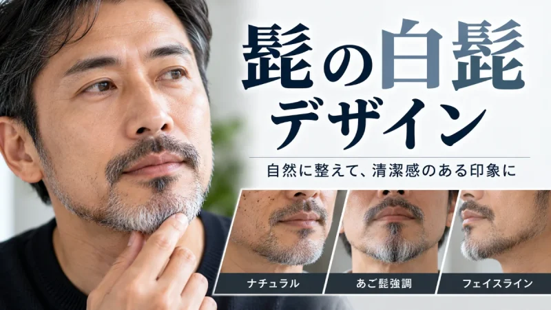 髭 白髭 デザイン