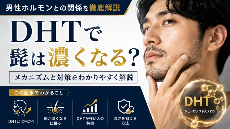 DHT 髭 濃くなる